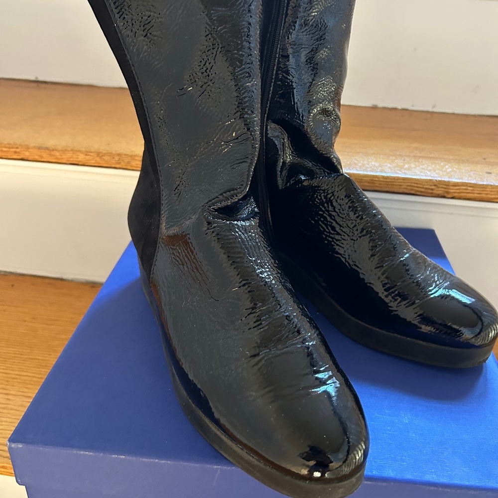 Arche patent leather / suede SZ 10 boots